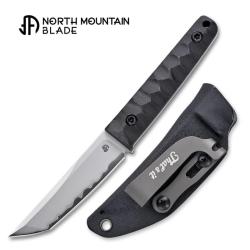 Couteau Fixe North Mountain Blade Chop Mini Lame Acier SLD-MAGIC Manche Carbone NMB2416CF