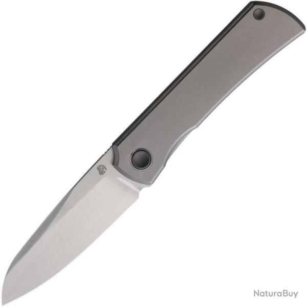 Couteau North Mountain Blade Moon Lame Acier M390 Manche Titane Framelock NMB2526FL