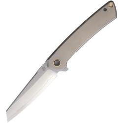 Couteau North Mountain Blade Echo Lame Acier SLD-Magic Manche Titane Framelock NMB2506F