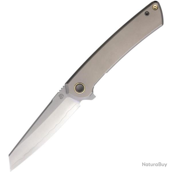 Couteau North Mountain Blade Echo Lame Acier SLD-Magic Manche Titane Framelock NMB2506F