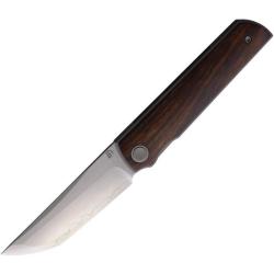 Couteau North Mountain Blade Chop 4 Lame Acier SLD-Magic Manche Bois de Fer Linerlock NMB2412IW