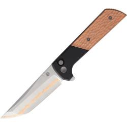 Couteau North Mountain Blade Chop 2 Lame Acier SLD-Magic Manche Cuivre Button Lock NMB2407CUHM5