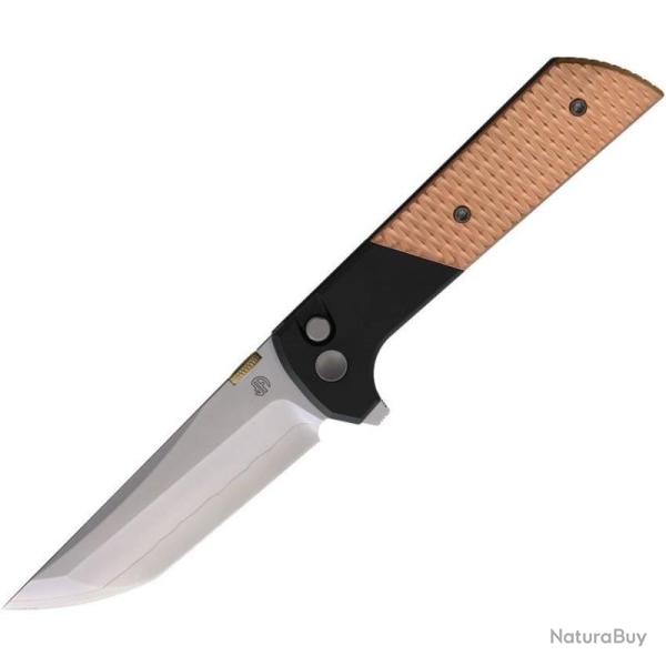 Couteau North Mountain Blade Chop 2 Lame Acier SLD-Magic Manche Aluminium Button Lock NMB2407CUDI
