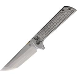 Couteau North Mountain Blade Chop 2 Lame Acier Lamin&eacute; Manche Titane Button Lock NMB2406ICGSL