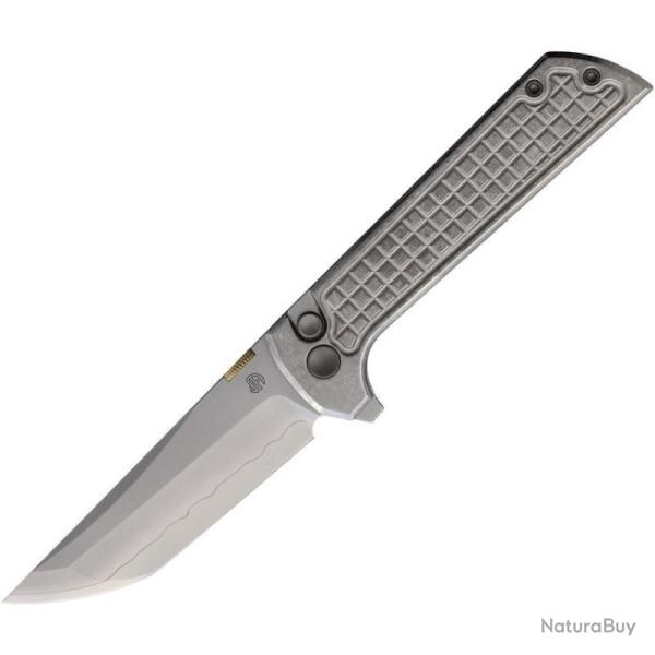 Couteau North Mountain Blade Chop 2 Lame Acier Lamin� Manche Titane Button Lock NMB2406ICGSL