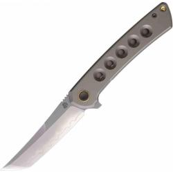 Couteau North Mountain Blade Zero Lame Acier SLD Hamon Manche Titanium Frame Lock NMB2507H