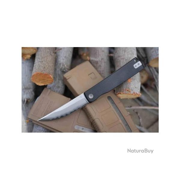 Couteau North Mountain The Kaiken G10 Lame Tanto Acier SLD-Magic Manche G10 Linerlock NMB250222