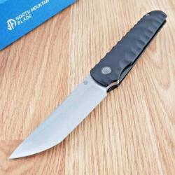 Couteau North Mountain Blade Kick Stop Chop Plus Tanto Lame Acier SLD-Magic Hitachi Manche G10