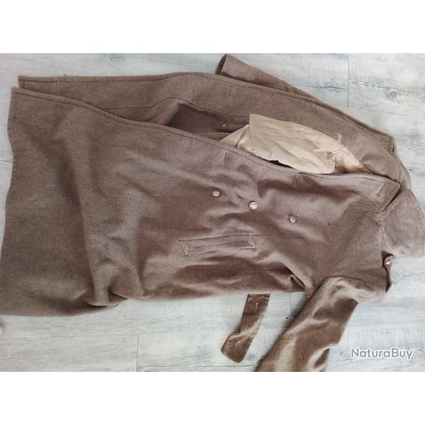 Capote militaire fran�aise 15 r�giment de tirailleurs s�n�galais ww2 et guerre d algerie