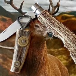 Couteau de poche Opinel 12 bois de cerf