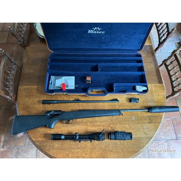 Blaser R93 Offroad 270 + 7x57 + Swarovski 6x42 + hikmicro Thunder TE19C + Freyr Devik 269