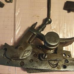 Platine pistolet mousqueton &agrave; silex orientale moukala