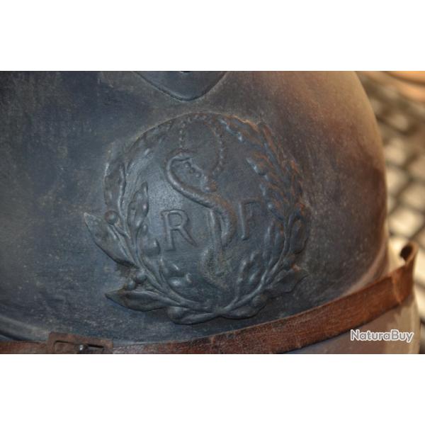 Casque adrian mod�le 15 service sanitaire