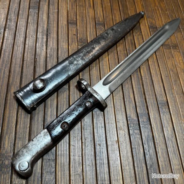 Ba�onnette Mauser Yougoslave M48 / M24/47 � Monomatricule � Bon �tat
