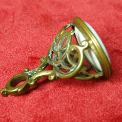 pendentif d'une matrice de sceau &agrave; cacheter en bronze &eacute;poque victorienne