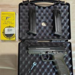 Hecler & Koch -HK 45 "OD Green" (.45ACP) - Excellent &eacute;tat &eacute;tat avec 2 chargeurs et malette d'origine