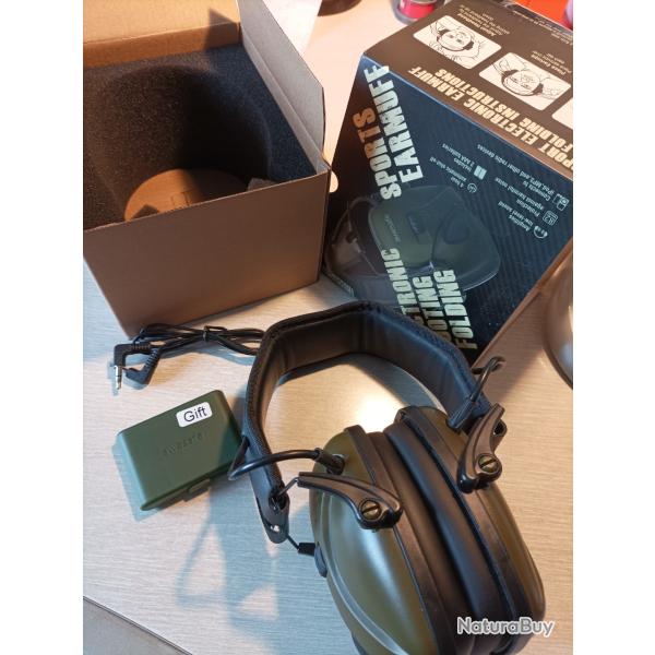 Casque de Tir Antibruit Electronique awesafe