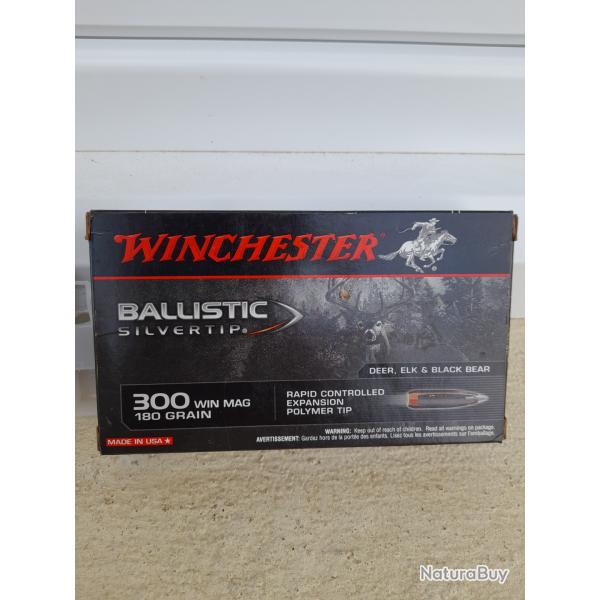 Balles calibre 300wm ballistic silvertip