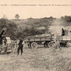 Carte Postale Ancienne Guerre 1914 Artillerie Lourde Fran&ccedil;aise -N&deg;8780