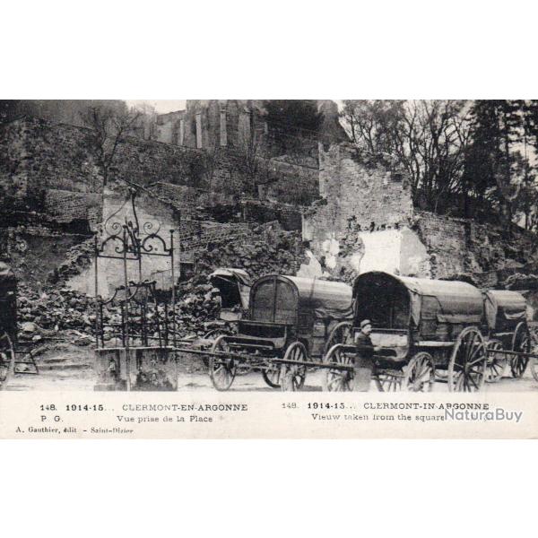 Carte Postale - Clermont-en-Argonne 1914-1915 -N�8782