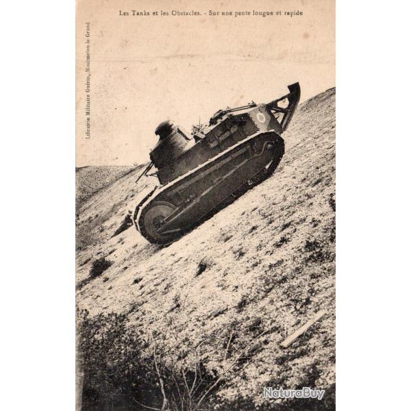 Carte postale ancienne - Les Tanks et les Obstacles -N�8783