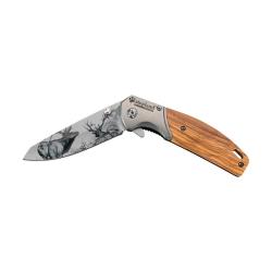 COUTEAU PLIANT IMPRESSION CERF