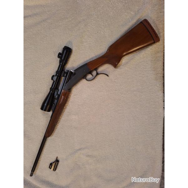 Superbe carabine kipplauf Alpine de marque Gaucher cal 6.5x57 R