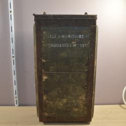 Rare caisse Munition Mitrailleuse Mod&egrave;le 1915 Caisse Hotchkiss Fran&ccedil;ais Poilu