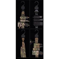 Support Crochet de suspension pour ceinture Tactique avec boucle type "cobra"