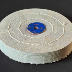 Disque de polissage en CUIR 200 mm Epais. 33 mm NEUF ( Polissoir / Polir / Polisseuse )