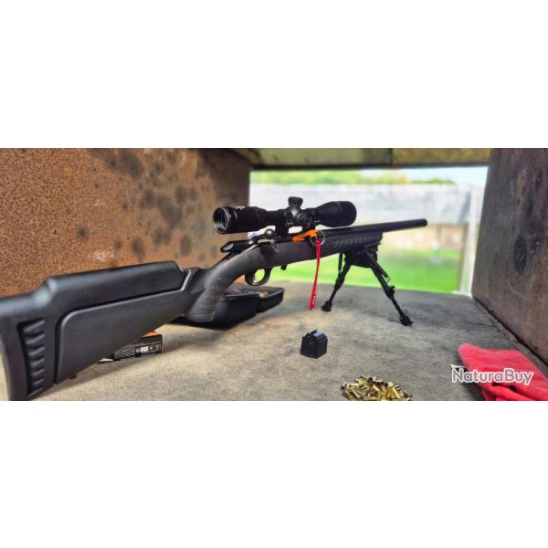 22Lr Ruger americain Rimfire carbone
