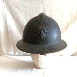Coiffure WW2 - BE200313.a Casque Adrian ml 1926 Gendarmerie Belge