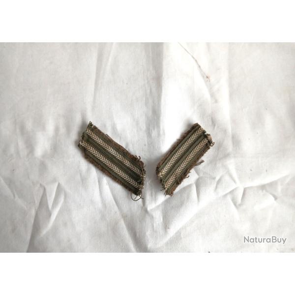 Belgique WW2 - BE19111a Paire de grade de caporal