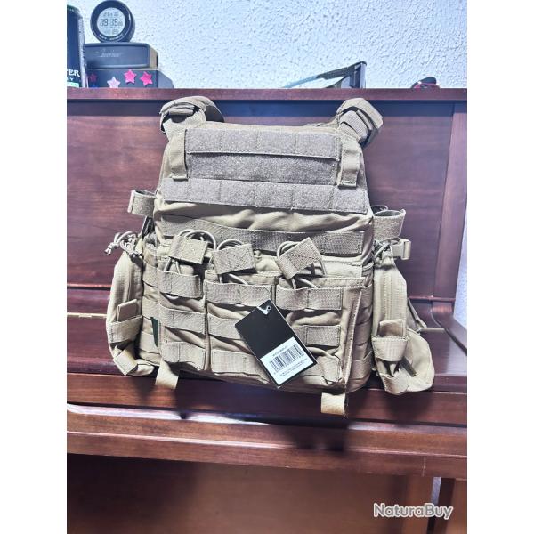 Lot complet Warrior Assault Systems - Gilet DCS + ceinture + pochettes - Neuf avec �tiquettes