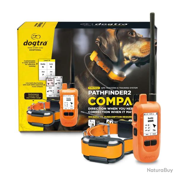 Dogtra Pathfinder 2 Compass Rep�rage GPS & Dressage Chien