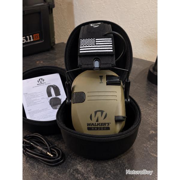 casque �lectronique green ranger avec housse rigide