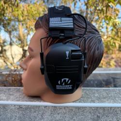 casque &eacute;lectronique black avec housse rigide