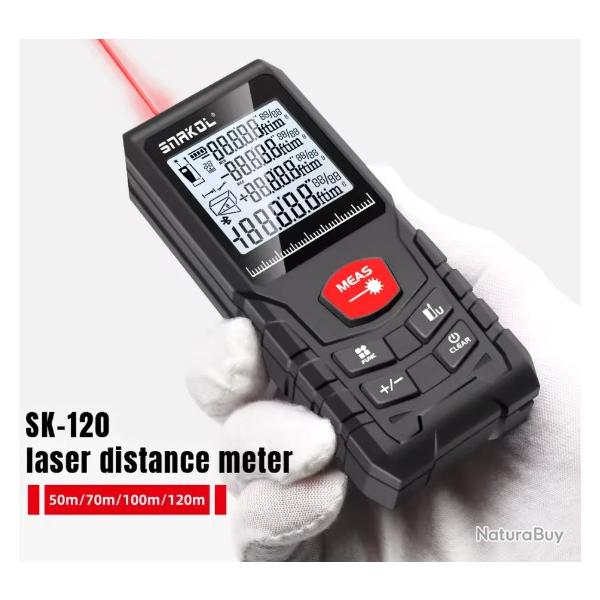 Distancem�tre laser professionnel, t�l�m�tre, ruban � mesurer num�rique, r�gle, outils de test, 50m