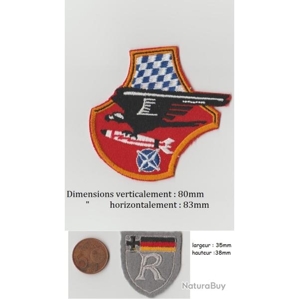 Jagdbombergeschwader 32 + un �cusson inconnu de ma part au COULEUR de L'ALLEMAGNE de L'OUEST