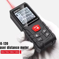 Distancem&egrave;tre laser professionnel, t&eacute;l&eacute;m&egrave;tre, ruban &agrave; mesurer num&eacute;rique, r&egrave;gle, outils de test, 120m