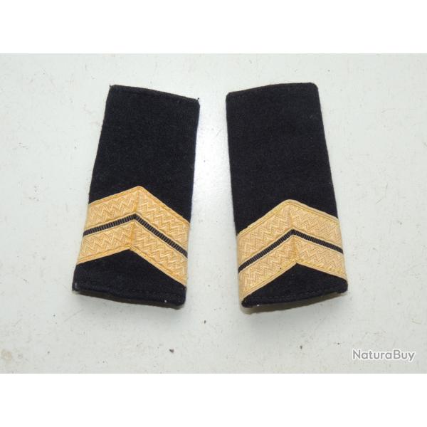 MARINE NATIONALE :  EPAULETTES MANCHONS -  MAITRE - IDEM W.W.2  -