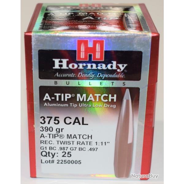Ogives Hornady Cal. 375 390GR A-TIP MATCH