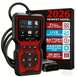 V519, scanner professionnel OBD2 - outil de diagnostic automobile aliment&eacute; par USB, avec affichage