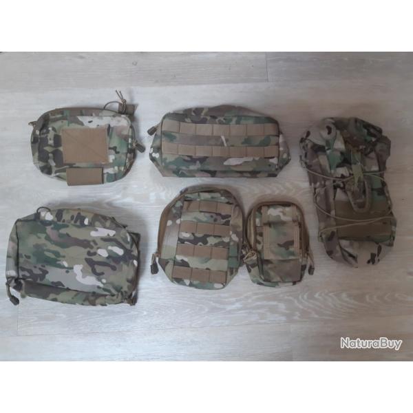 Lot de poches molle airsoft #1