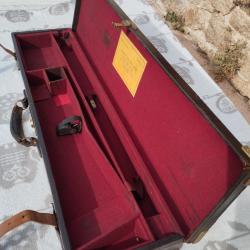 Belle malette a fusil Anglaise en cuir