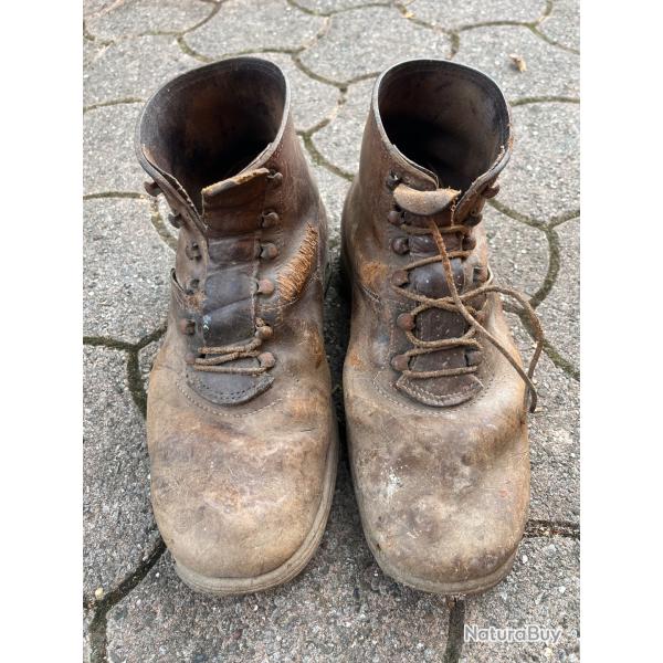 Brodequins montagne france ww2
