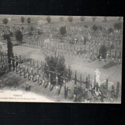 verdun cimeti&egrave;re militaire du faubourg pav&eacute; cpa