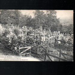environs de verdun cimeti&egrave;re militaire de clermont en argonne cpa