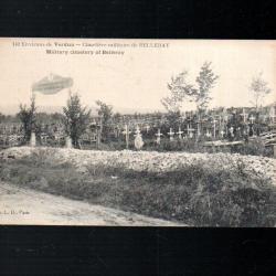 environs de verdun cimeti&egrave;re militaire de belleray cpa