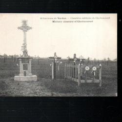 environs de verdun cimeti&egrave;re militaire de chattancourt cpa